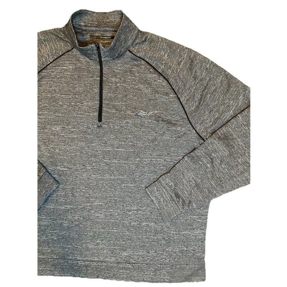 Greg Norman Golf Shark 1/4 Zip Pullover Sweatshirt Men's Size XL Gray Layering - Picture 4 of 8